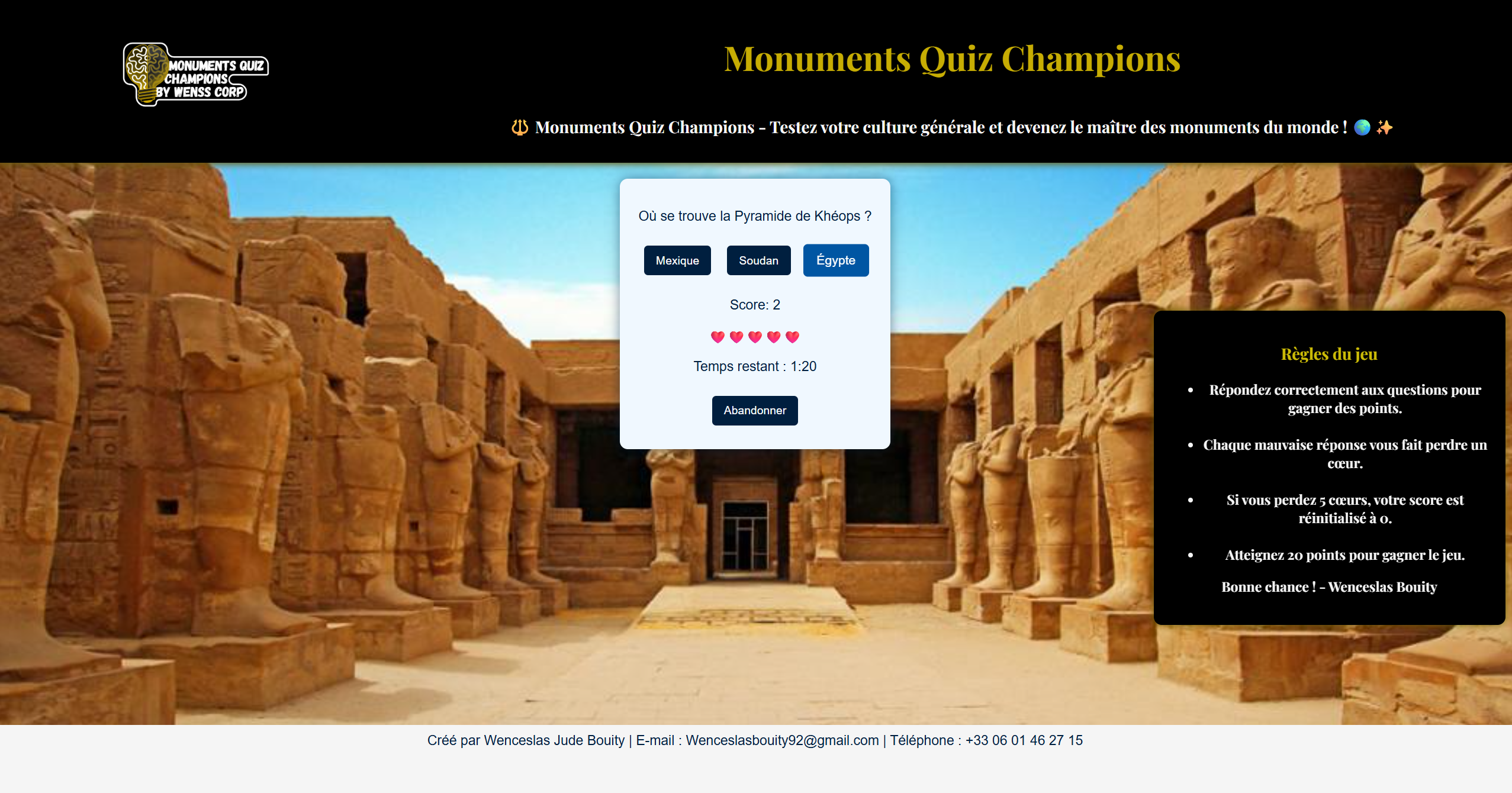 Monuments Quiz Champions
